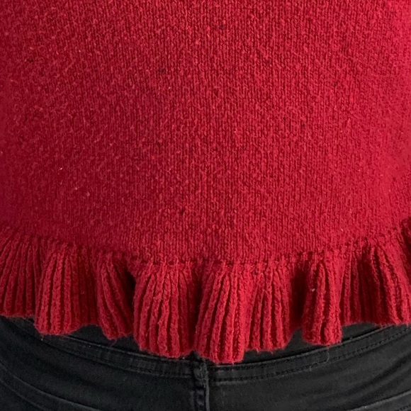 Decree Military Jacket Burgundy XL - Picture 5 of 5